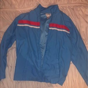 vintage blue, red, and white jacket 💙❤️🤍